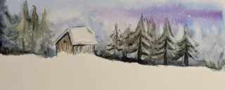 Travail d'élève – cours Aquarelle Froggy Art Lyon