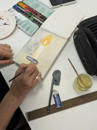 Travail d'élève – cours Aquarelle Froggy Art Lyon