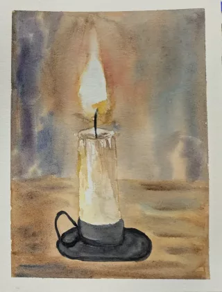 Travail d'élève – cours Aquarelle Froggy Art Lyon