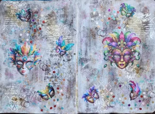 Travail d'élève – cours Art Journal Froggy Art Lyon