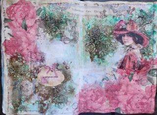 Travail d'élève – cours Art Journal Froggy Art Lyon