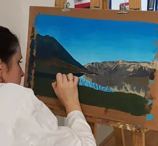 Travail d'élève – cours Dessin / Peinture / Modelage Froggy Art Lyon
