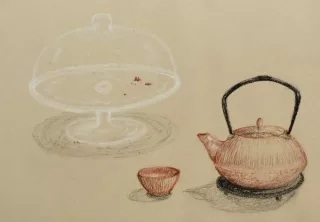 Travail d'élève – cours Dessin / Peinture / Modelage Froggy Art Lyon