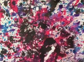 Travail d'élève – cours Éveil en arts plastiques Froggy Art Lyon