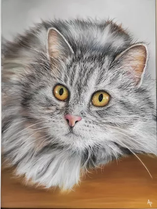 Travail d'élève – cours Pastels Froggy Art Lyon