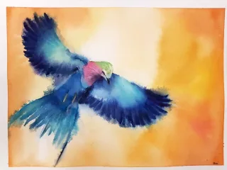 Travail d'élève – cours Aquarelle Froggy Art Lyon