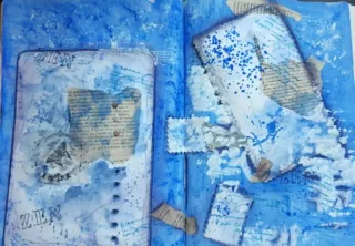 Travail d'élève – cours Art Journal Froggy Art Lyon
