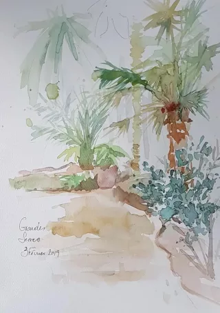 Travail d'élève – cours Croquis / Carnet de voyage Froggy Art Lyon