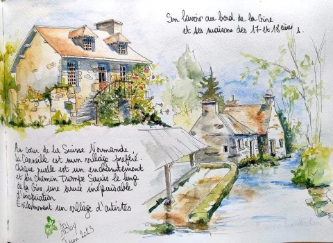Croquis / Carnet de voyage – Jura