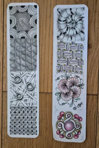 Travail d'élève – cours Zentangle Froggy Art Lyon