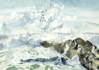 Travail d'élève – cours Aquarelle et Encres Froggy Art Lyon