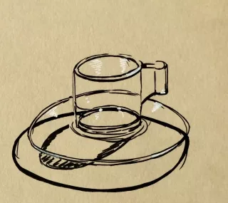 Travail d'élève – cours Le temps d'une pause (croquis) Froggy Art Lyon