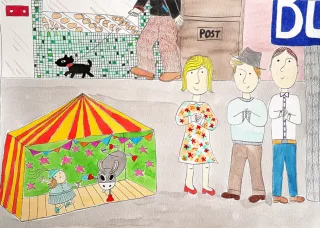 Travail d'élève – cours Illustration Froggy Art Lyon