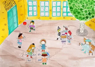 Travail d'élève – cours Illustration Froggy Art Lyon