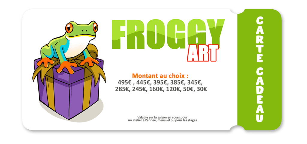 Carte cadeau Froggy art
