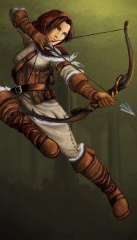 archer Heroic fantasy pour stage manga froggy art