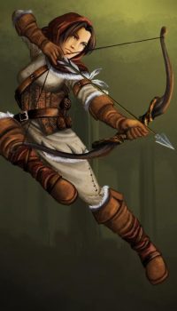 archer Heroic fantasy pour stage manga froggy art