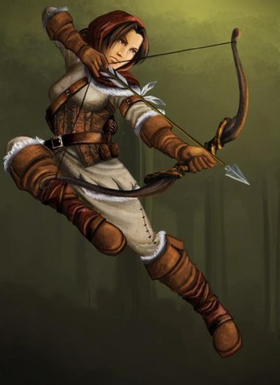 archer Heroic fantasy pour stage manga froggy art